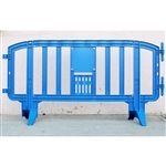 Movit - 6.5' ft. Plastic Crowd Control Barricade Blue