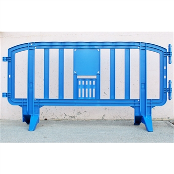 Movit - 6.5' ft. Plastic Crowd Control Barricade Blue