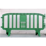 Movit - 6.5' ft. Plastic Crowd Control Barricade Green