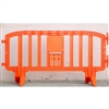 Movit - 6.5' ft. Plastic Crowd Control Barricade Orange