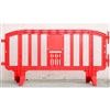 Movit - 6.5' ft. Plastic Crowd Control Barricade Red