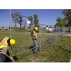 Temporary Construction Fence Panels, Galvanized Steel (6 X 8' ft.) Heavy Duty