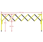 Expandable Barricade (VERSA-GUARD) Extended Height