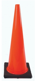 36ï¿½ Traffic Cone for Retractable Belt Barrier