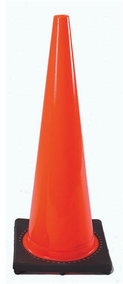 36ï¿½ Traffic Cone for Retractable Belt Barrier