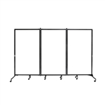 Whiteboard Room Divider - 3 Panel - 6' 2"H x 10' 0"L