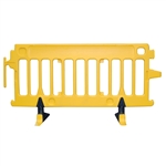 Avalon Crowd Control Plastic Barricade Yellow No Sheeting