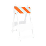 Fibercade - 8" x 24" Board - High Intensity Prismatic Grade Striping