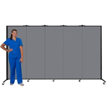 Healthflex Partition - 5' 9"H x 9' 5"L (Designer/Excel/Vinyl)