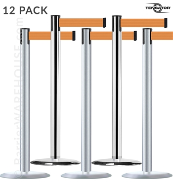 Tensabarrier 889U Chrome (12-Pack)