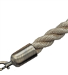 Twisted Poly Hemp Rope with Metal Ends