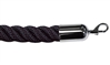 Twisted Plastic Rope Black with Metal Ends