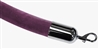 Velour Rope Purple with Metal Ends