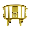 Minit - 4.1' ft. Plastic Crowd Control Barricade Yellow