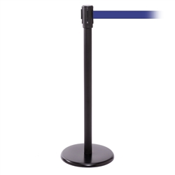 QueuePro 200, Black, Barrier with 11' Blue Belt