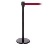 QueuePro 200, Black, Barrier with 11' Maroon Belt