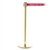 QueuePro 200, Polished Brass, Barrier with 11' DANGER-KEEP OUT - RED Belt