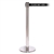 QueuePro 250, Polished Stainless, Barrier with 11' PLEASE WAIT HERE Belt