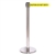 QueuePro 250, Polished Stainless, Barrier with 11' CAUTION-DO NOT ENTER Belt