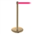 QueuePro 250, Satin Brass, Barrier with 11' Fluorescent Pink Belt