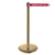 QueuePro 250, Satin Brass, Barrier with 11' DANGER-KEEP OUT - RED Belt