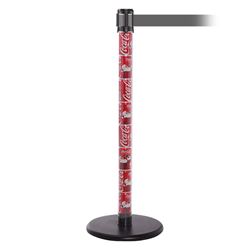QueuePro 250 Clear, Coke Cans, Barrier with transparent tube 11' Gray Belt