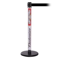 QueuePro 250 Clear, Paper Insert, Barrier with transparent tube 11' Black Belt