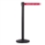 QueueMaster 550, Black, Barrier with 11' DANGER-KEEP OUT - RED Belt