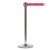 QueueMaster 550, Polished Stainless, Barrier with 11' AUTHORIZED ACCESS ONLY - RED Belt
