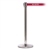 QueueMaster 550, Polished Stainless, Barrier with 11' NO ENTRY Belt