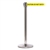 QueueMaster 550, Polished Stainless, Barrier with 11' CAUTION-DO NOT ENTER Belt