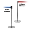 Stainless Steel Barrier with 7.5ft Retractable Belt