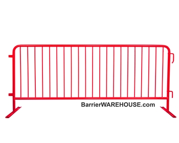 Crowd Control Steel Barricade - Red