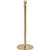 QueueWay Sphere Rope Stanchion, Polished Brass Effect