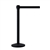 QueueWay Retractable Belt Stanchion, Black Post, BLACK 7.5' ft. Belt