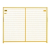 Perimeter Patrol Security Fence Single Panel 6'x7.5' Yellow