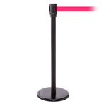 RollerPro 200, Black, Barrier with 11' Fluorescent Pink Belt