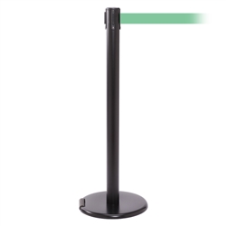 RollerPro 250, Black, Barrier with 11' Light Green Belt