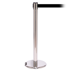 RollerPro 250, Polished Stainless, Barrier with 11' Black Belt