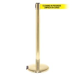 RollerPro 250 Xtra, Polished Brass, Barrier with 3" wide 11' LIMPIEZA EN CURSO Belt