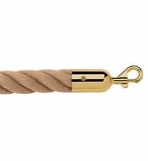 Q-Boss Crowd Control Stanchion Rope 1.5 inches Diam. Poly-Hemp (#901)