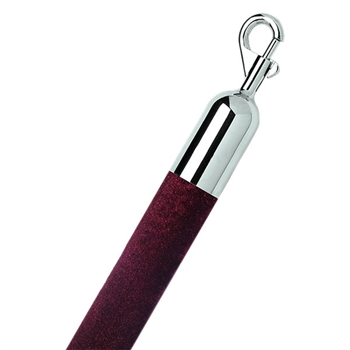 Maroon Velvet Rope, Classic 1.5" dia. (R04)