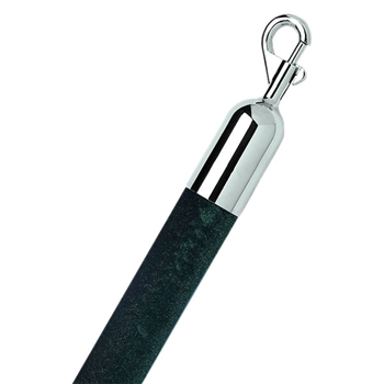 Dark Green Velvet Rope, Classic 1.5" dia. (R70)