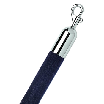 Dark Blue Velvet Rope, Classic 1.5" dia. (R92)