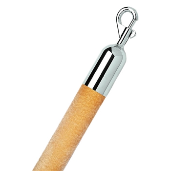 Tan Velvet Rope, Classic 1.5" dia. (R99)