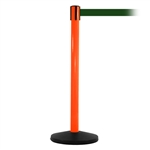 SafetyMaster 450, Orange, Barrier with 11' Dark Green Belt