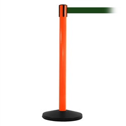 SafetyMaster 450, Orange, Barrier with 11' Dark Green Belt