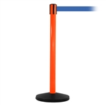 SafetyMaster 450, Orange, Barrier with 11' Light Blue Belt