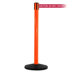 SafetyMaster 450, Orange, Barrier with 11' CAUTION-DO NOT ENTER - RED Belt