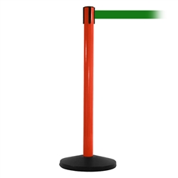 SafetyMaster 450, Red, Barrier with 11' Green Belt